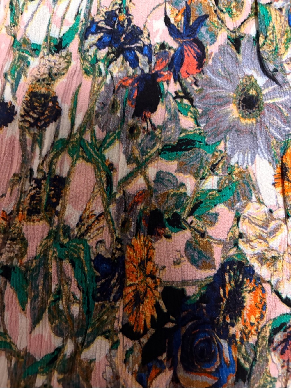 Crochet Yoke Floral Fringe Tunic - Picture 2 of 4